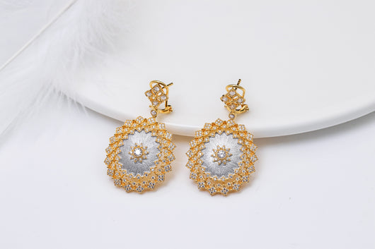 Aretes de Plata 925 Cepillados con Detalles Coloridos - Image 7