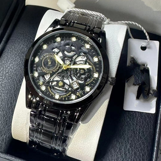 Reloj Automático de Cuarzo con Esfera Hueca, Luminoso e Impermeable - Image 13