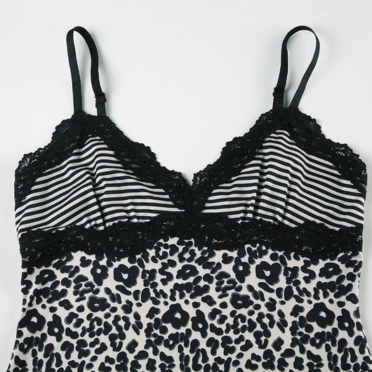 Top Sensual de Encaje Leopardo con Tirantes Ajustables - Image 12
