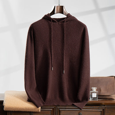 Suéter de Cashmira con Capucha para Hombre Otoño Invierno - Image 7