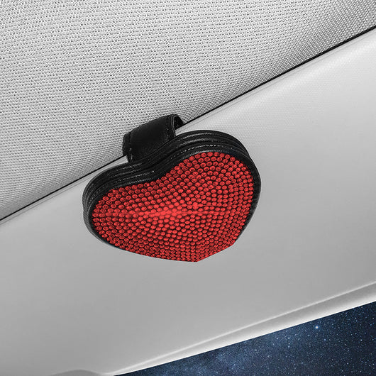 Clip Organizador Magnético para Auto con Soporte de Gafas y Diamantes - Image 5