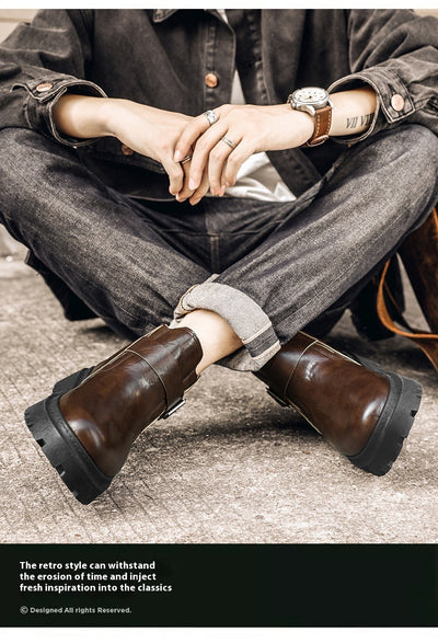 Botas Martin de Cuero PU Impermeables para Exteriores - Image 16