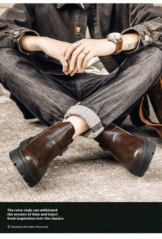 Botas Martin de Cuero PU Impermeables para Exteriores - Image 16