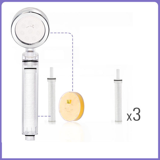 Cabezal de Ducha con Filtro Vitamina C y Desclorador de Agua Suave - Image 26