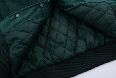 Chaqueta de Béisbol Terciopelo Bordado - Abrigo de Algodón Premium - Image 15