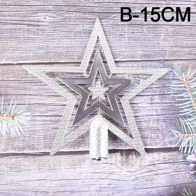 Estrella de Cinco Puntas para Árbol de Navidad - Acabado Cromado Triple Capa - Image 11
