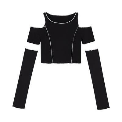 Camiseta Negra Estampada para Mujer - Diseño Atrevido Verano - Image 11