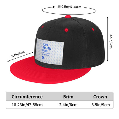 Gorra Infantil Hip Hop con Visera Plana y Detalles Contrastantes - Image 9