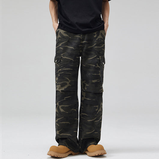 Pantalones Cargo Tácticos Paracaidista con Múltiples Bolsillos Hombre y Mujer