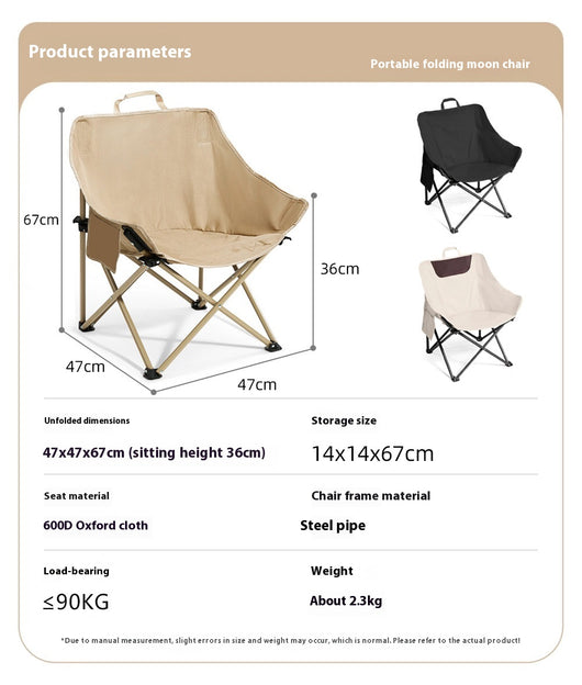 Silla de Camping Plegable con Respaldo Ergonómico - Image 9