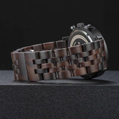 Reloj de Madera y Cuarzo Resistente al Agua - Estilo Ejecutivo - Image 33