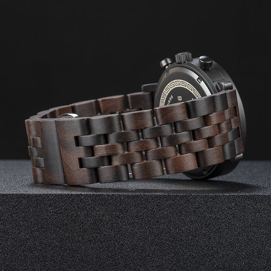 Reloj de Madera y Cuarzo Resistente al Agua - Estilo Ejecutivo - Image 33