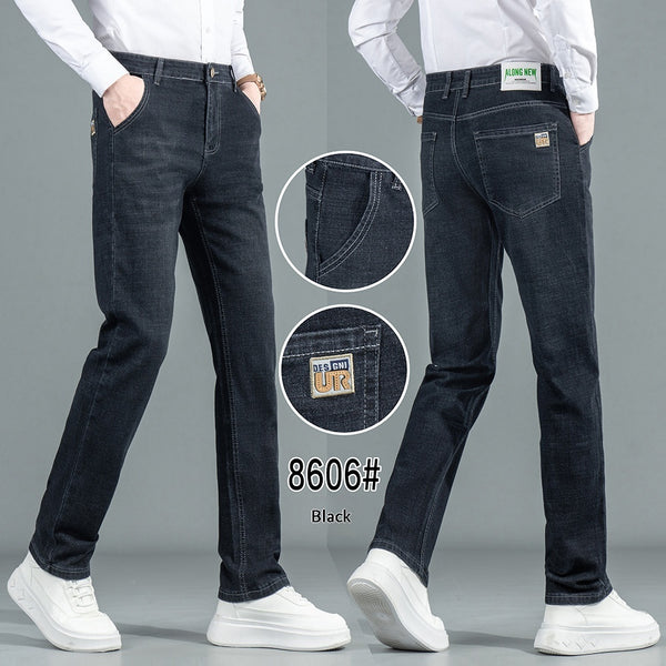 Jeans Ejecutivos de Verano para Hombre - Corte Recto Elástico y Cómodo