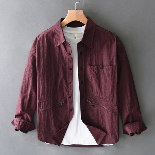 Camisa Casual de Manga Larga para Hombre