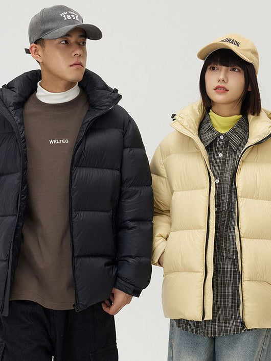 Abrigo de Plumón Grueso para Parejas - Chaqueta Impermeable de Invierno con Capucha - Image 12