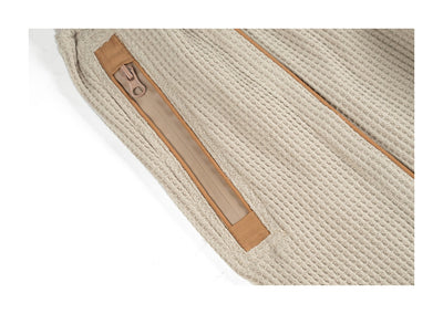Pantalones Casuales Micro Acampanados con Textura Waffle - Image 17