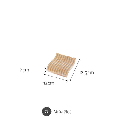 Bandeja de Madera Haya con Efecto Onda de Agua para Fotografía Gastronómica - Image 11
