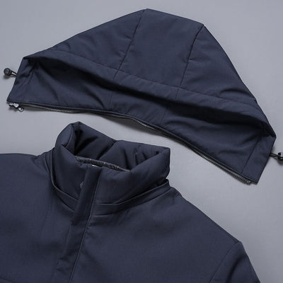 Chaqueta Acolchada de Algodón Estilo Retro para Hombre - Image 3