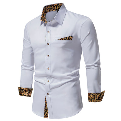 Camisa Manga Larga Combinada para Hombre - Image 22