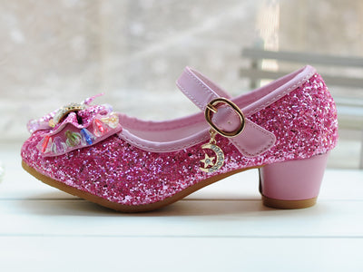 Zapatos de Tacón para Niñas Princesa con Cristales - Tallas Medianas y Grandes - Image 9