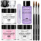 Kit Completo de Polvo Cristal para Extensiones de Uñas