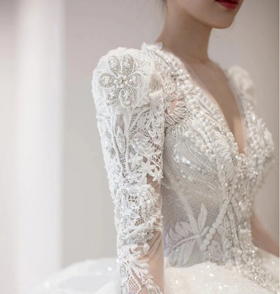 Vestido Largo Elegante de Manga Larga Estilo Francés para Mujer - Image 11