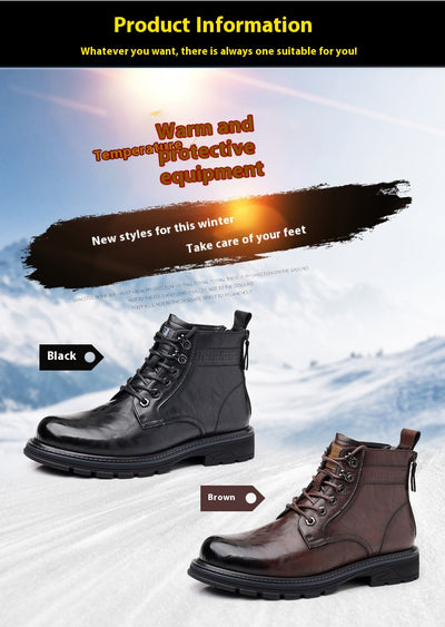 Botas de Trabajo Estilo Británico en Cuero - Calzado Profesional Versátil - Image 23