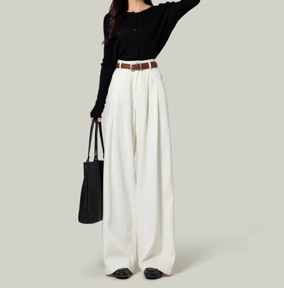 Pantalones Rectos de Tiro Alto para Mujeres Petite - Image 16