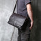 Bolsa de Cuero Horizontal Retro para Hombre - Estilo A4