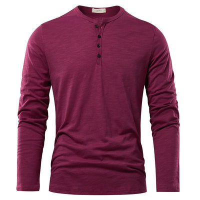 Camisa Casual de Algodón Manga Larga para Hombre - Image 4