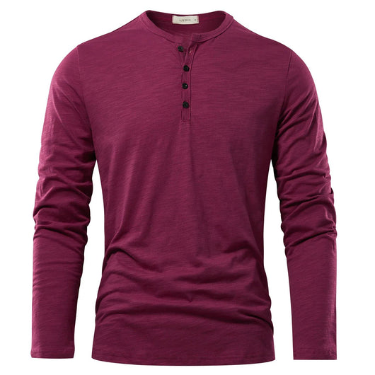 Camisa Casual de Algodón Manga Larga para Hombre - Image 4