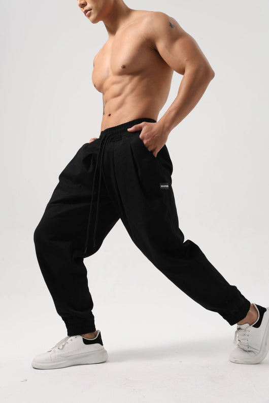 Pantalones Deportivos de Algodón Holgados para Hombre - Image 22