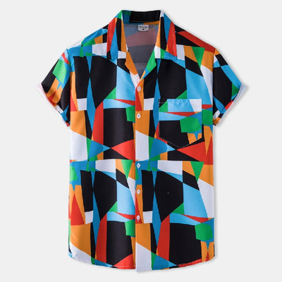 Conjunto Hawaiano Casual para Hombre - Camisa y Shorts Estampados - Image 8