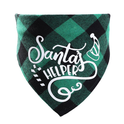 Pañuelo Triangular Navideño para Mascotas - DIY Babero Absorbente para Perros - Image 9