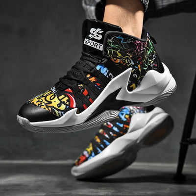 Zapatillas de Baloncesto Blancas Altas para Hombre - Image 10