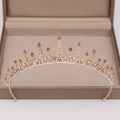 Corona Nupcial Barroca Tocado Princesa Accesorio Cabello Boda - Image 5