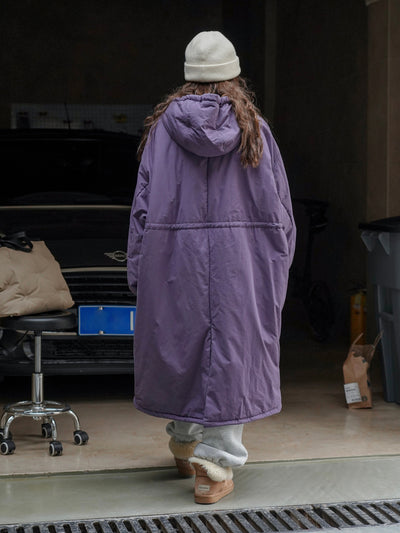 Abrigo Acolchado Coreano Holgado con Capucha - Algodón Invierno - Image 20
