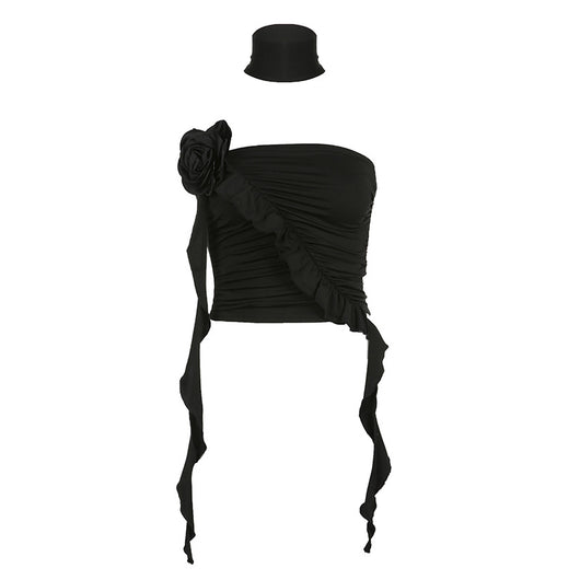 Brasier Floral 3D con Cuello Halter - Diseño Irregular Elegante - Image 9