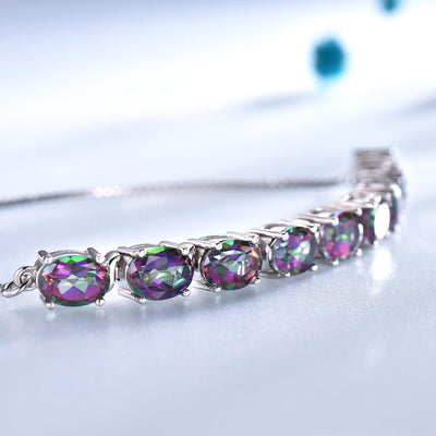 Pulsera de Topacio Ajustable en Plata 925 - Image 5