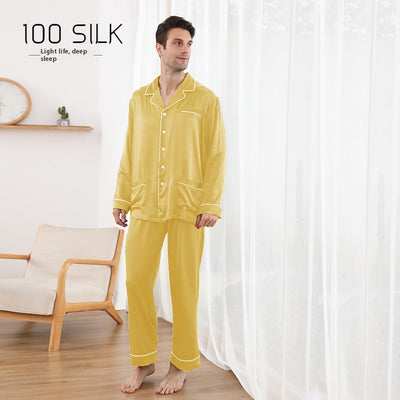 Pijama de Seda Mulberry 22M para Hombre - Comfort Premium - Image 7