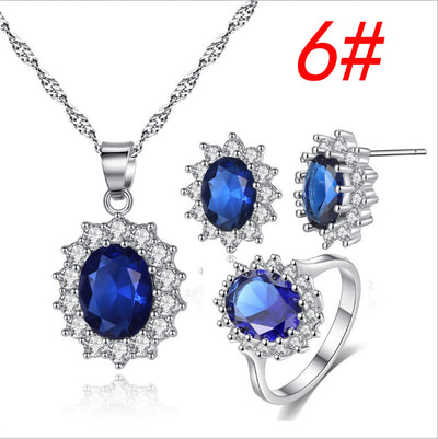 Conjunto de Joyas Girasol: Collar, Anillo y Aretes para Novia - Image 22