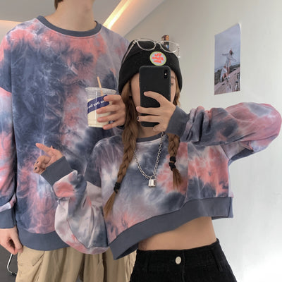Suéter Tie-Dye para Parejas - Diseño Exclusivo para Ella - Image 5