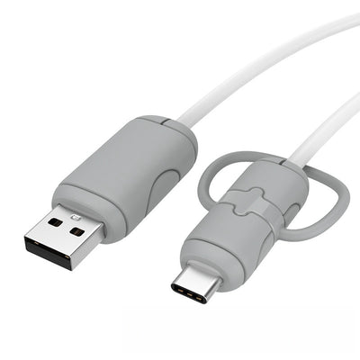 Cable de Datos Multiespecificación con Funda Protectora de Silicona y Correa de Almacenamiento - Image 4