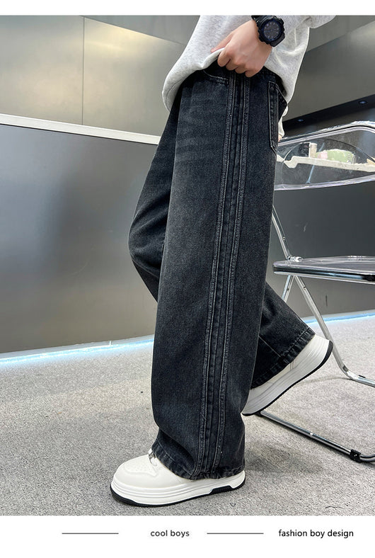 Pantalones Gruesos y Cálidos Estilo Coreano para Niños - Image 17