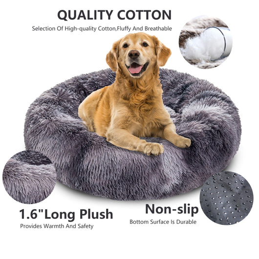 Cama Donut para Perros - Cómoda Felpa Suave Lavable - Image 56