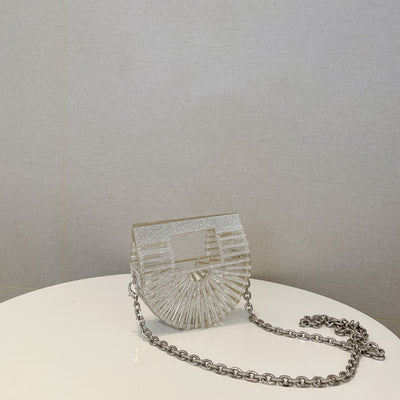 Bolsa Crossbody Vegetalera con Cadena de Cristales y Acrílico - Image 15