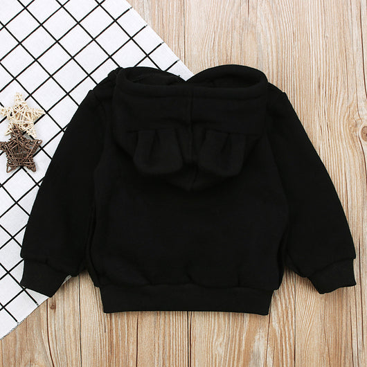 Sudadera con Capucha y Orejas de Osito - Manga Larga en Felpa - Image 10