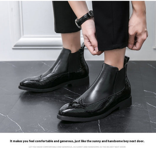 Botas Martin de Caña Alta Puntiaguda para Aventuras al Aire Libre - Image 11