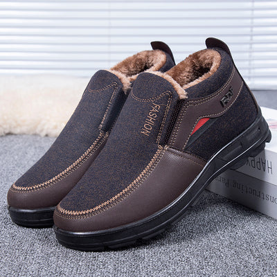 Zapatos de Tela Tradicionales Beijing para Hombre con Forro Cálido - Image 8