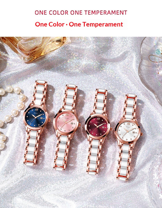 Reloj Elegante para Mujer Cerámica Resistente al Agua Diseño Minimalista - Image 28